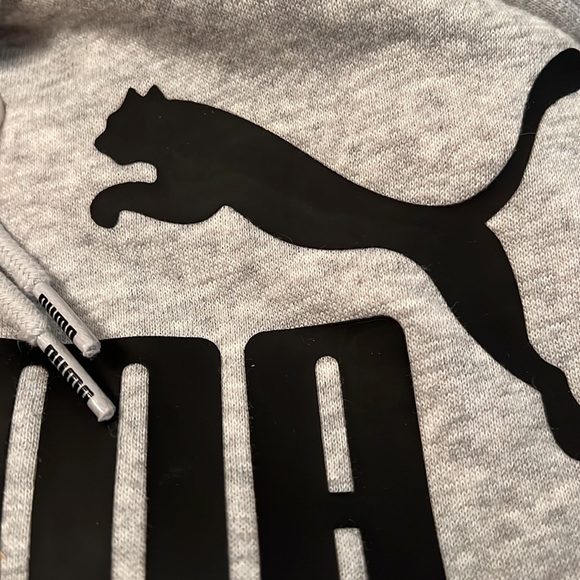 Puma light grey hoodie - Picture 2 of 4